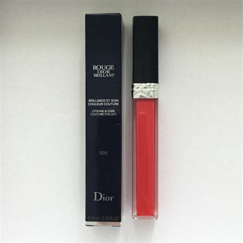 dior rouge brilliant lip gloss 999